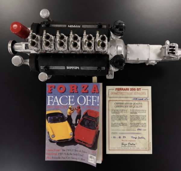 Ferrari 250GTOENGINE純銅製 エンジンパーツディスプレイボード Collector Studio - Fine Automotive Memorabilia - 1/3 1963 Ferrari