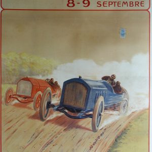 1912 Le Mans original event poster