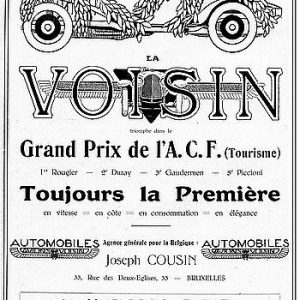 1922 Voisin Automobiles poster