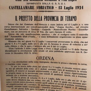 1924 Coppa Acerbo poster