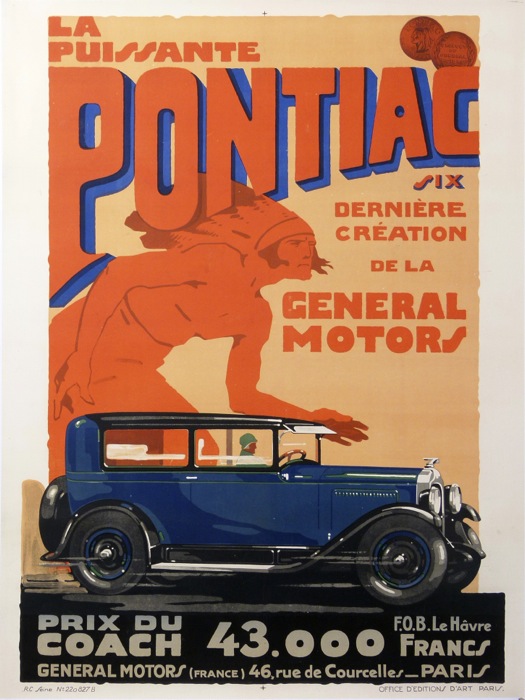 1925 Pontiac Six poster