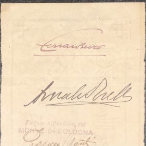 1930 Scuderia Ferrari / Enzo Ferrari signed check