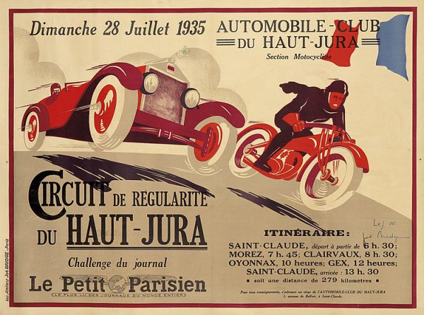 1935 Circuit du Haut-Jura poster