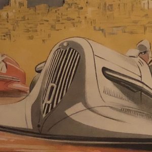 1935 Monaco GP original poster