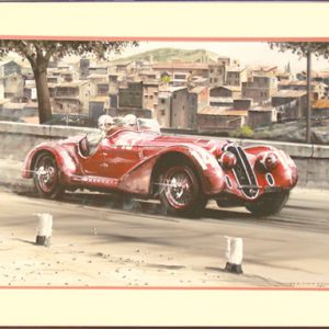 1938 - 1938 Mille Miglia original painting