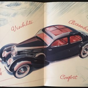 1939 Bugatti T57 sales brochure