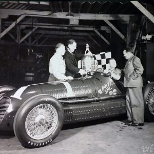 1940 Indy 500 Oilzum victory poster