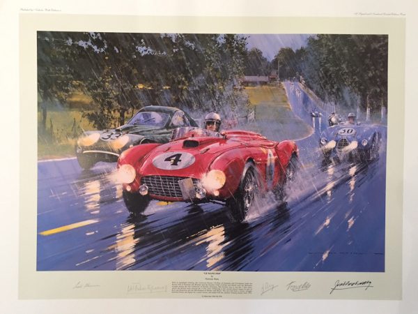 1954 - Le Mans signed print