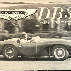 1954-5 Aston Martin DB3S sales brochures