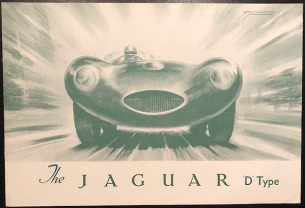 1954 Jaguar D-Type brochure