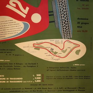1954 Italian GP at Imola event poster - large
