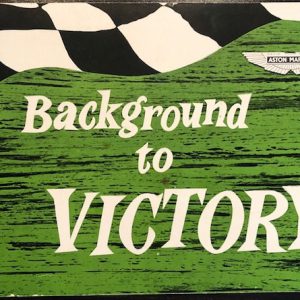 1955 Aston Martin "Background to Victory" pamphlet