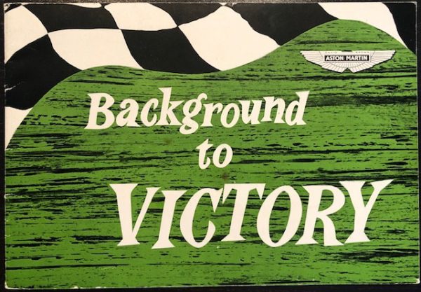 1955 Aston Martin "Background to Victory" pamphlet