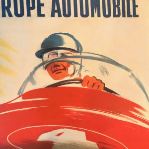 1955 Monaco GP original poster