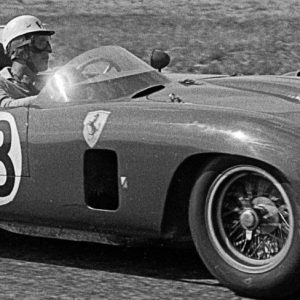 Luigi Musso, Ferrari 860 Monza, 12 Hours of Sebring, Sebring, 24 March 1956. (Photo by Bernard Cahier/Getty Images)