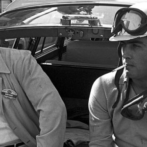 Juan Manuel Fangio, Luigi Musso, 12 Hours of Sebring, Sebring, 24 March 1956. (Photo by Bernard Cahier/Getty Images)