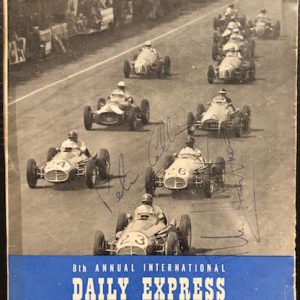 1956 British GP at Silverstone multi-signed program