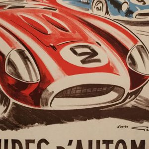 1957 Coupes d'Automne Autodrome de Linas-Montlhery poster