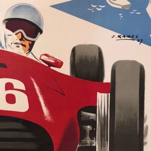 1957 Monaco GP original poster (Ramel)