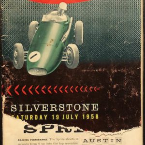 1958 British GP at Silverstone multi-signed program