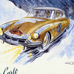 1959 Monte Carlo rally poster