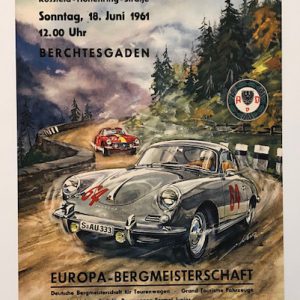 1961 Alpine International Hillclimb poster