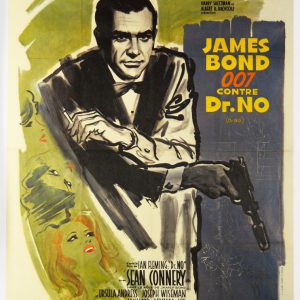 1962 James Bond "Dr. No" movie poster set
