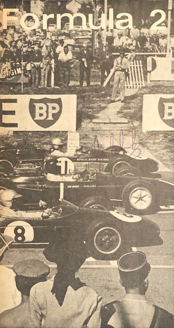 1964 Jim Clark Lotus F2 signed magazine photo