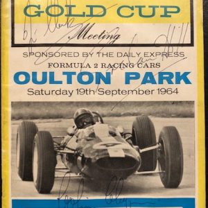 1964 Oulton Park Gold Cup multi-signed program