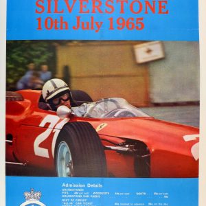 1965 British GP at Silverstone poster