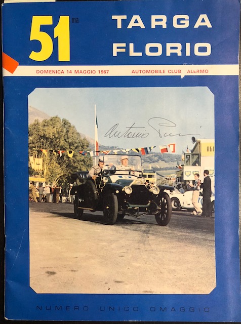 1967 Targa Florio program signed