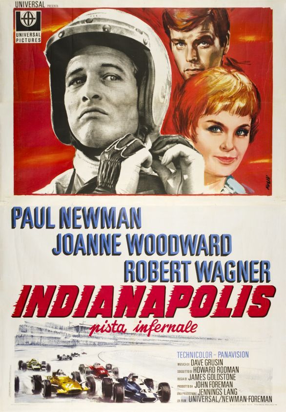 1969 'Winning' movie poster - huge Italian