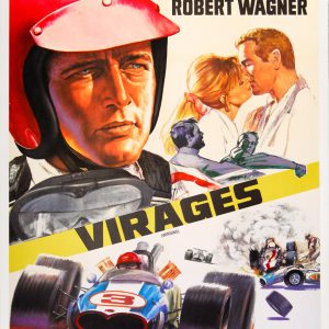 1969 'Winning' movie poster - large French