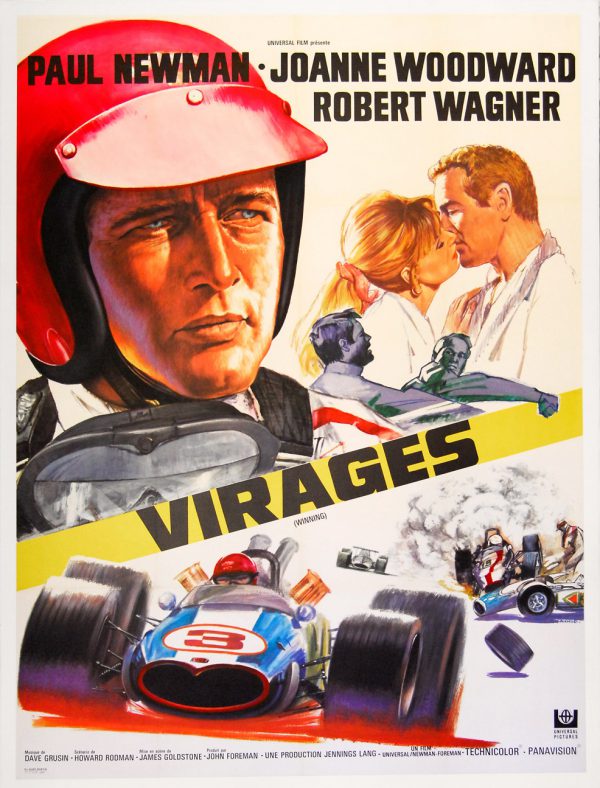 1969 'Winning' movie poster - large French