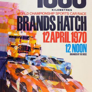 1970 BOAC 1000km at Brands Hatch poster