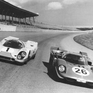 1970 Daytona 24 hrs Porsche Factory poster