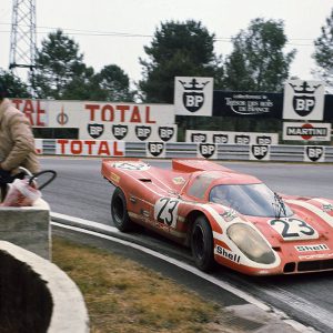 1970 Porsche Le Mans Win Factory Poster