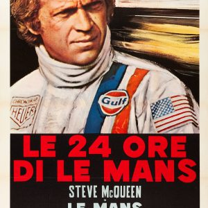 1971 'Le Mans' movie poster - large format Italian