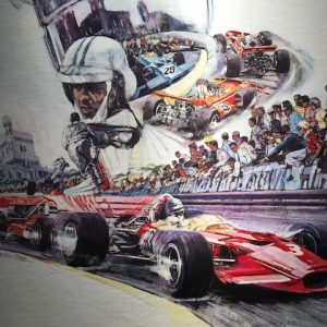 1971 Monaco GP original poster