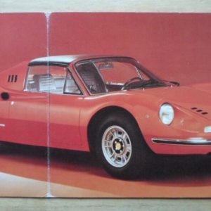 1972 Ferrari Dino 246 GTS brochure