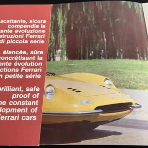 1972 Ferrari Dino 246 GT sales brochure