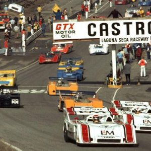 1972 Porsche Can-Am final standings poster