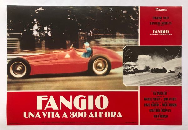 1980 'Fangio Una vita a 300 all'ora' movie poster - standard format