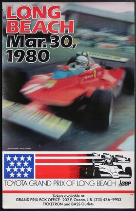 1980 USGP West event poster