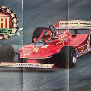 1980 Gilles Villeneuve signed poster