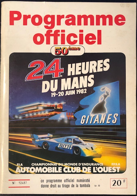 1982 Le Mans program