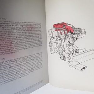 1983 Ferrari 208 Turbo brochure in Italian