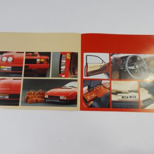 1984 Ferrari Testarossa brochure