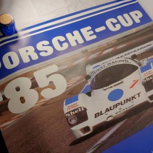 1985 Porsche Cup factory poster