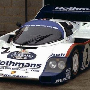 1985 Porsche 1000 km Silverstone factory poster